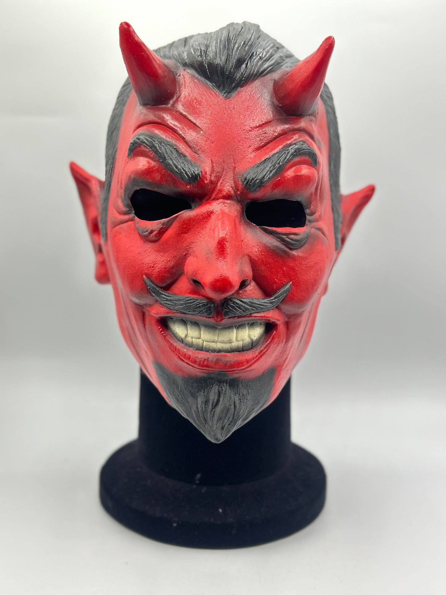 Masque de diable rouge - Masque d'Halloween diable - Masque d'Halloween effrayant