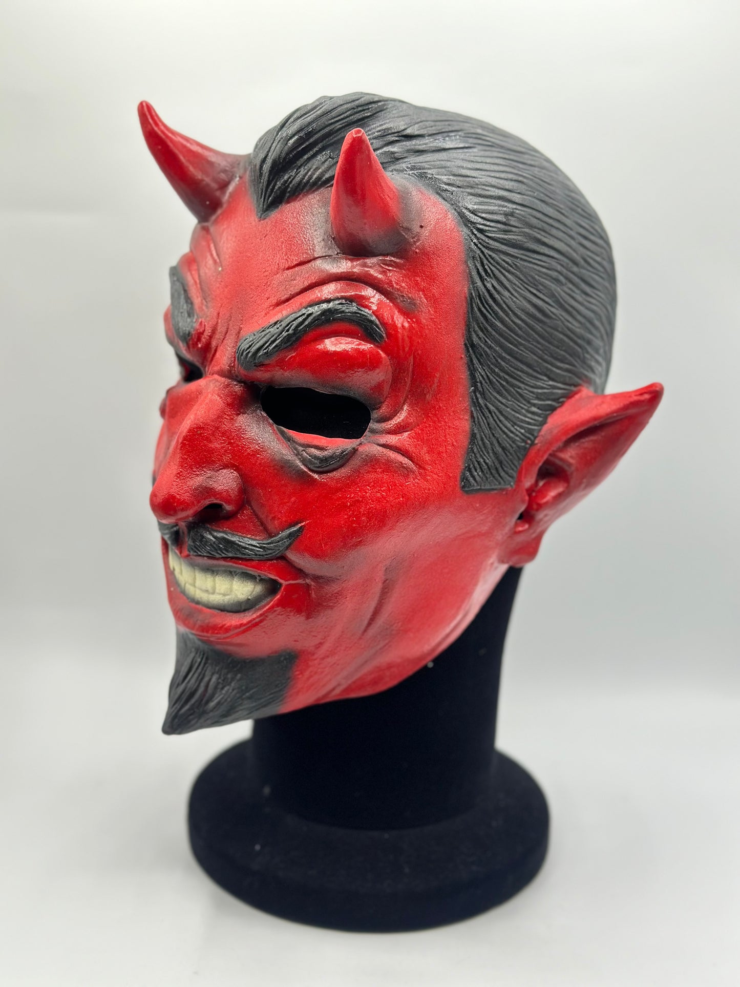 Masque de diable rouge - Masque d'Halloween diable - Masque d'Halloween effrayant